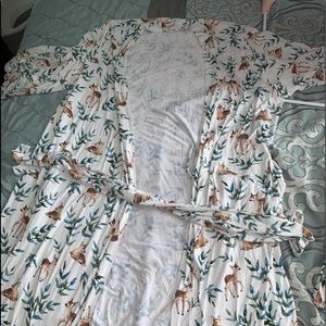 Plus Mommy & Me Robe Swaddle Set